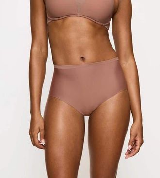 Triumph Shape Smart High-Waisted Shaping Brief in Toasted Almond at Nordstrom, Size X-Large