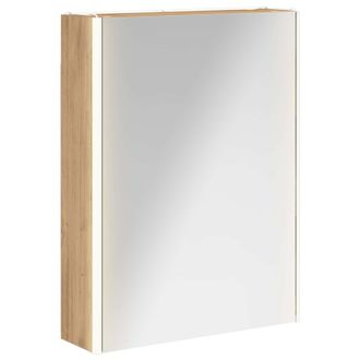 vidaXL Armario Con Espejo De Ba&ntilde;o Roble Artesanal 53,5 X 15,5 X 70 Cm Vidaxl