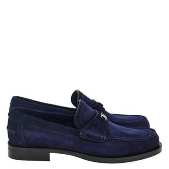 Ferragamo Duke Ornament Suede Loafers, Size 9 EE