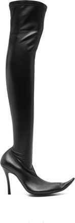Balenciaga 110mm Alaska Over-The-Knee Boots - Womens - Calf Leather