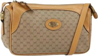 Gucci Pre-owned Cross Body Bags, female, Beige, Size: ONE SIZE Pre-owned Plastic Cross Body Bag
