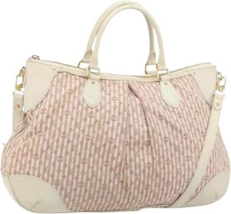 Louis Vuitton Pre-owned Handbags, female, Pink, Size: ONE SIZE Pre-owned Monogram Mini Lin Hand Bag