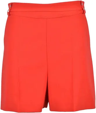 Patrizia Pepe High-Waisted Shorts - Red