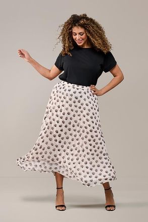 Mart Visser Nikita Plisse Rok Off White Maxi