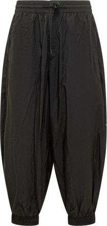 Yohji Yamamoto Raw Edge 3 Stripes Nylon Shell Broek - Heren - Sweatpants - Zwart - S - Nylon - Broeken