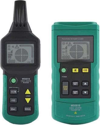 OEM Localizador De Cables De Tel&eacute;fono M&oacute;vil Profesional Ms6818 De 12 V A 400 V Ca/cc, Detector De T&oacute;ner, Detector De Tuber&iacute;as Met&aacute;licas Subterr&aacute;neas, Rast