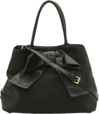 Prada Pre-owned Vintage Tote Bag - Dames - Vintage Shopper - Zwart - ONE Size - Leer - Vintage