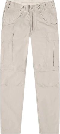 maharishi Broek - Heren - Broeken - Beige - S - Katoen - Broeken