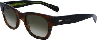 Paul Smith Highgate Zonnebril - Heren - Zonnebrillen - Bruin - 51 MM - Accessoires