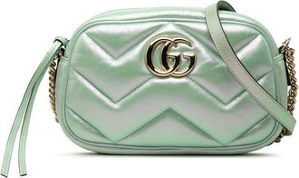 Gucci Pre-owned Gucci Small GG Marmont Matelasse Iridescent Nappa Crossbody Unisex ETYR0Q0AV5ZOYZ1Z