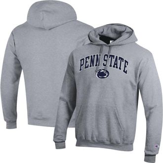 Champion Mens Champion Heather Gray Penn State Nittany Lions Arched Logo Fleece Pullover Hoodie at Nordstrom, Size Large