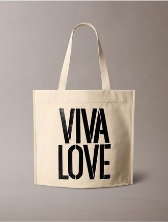 Calvin Klein Mens Marc Hundley Pride Tote Bag - Neutral