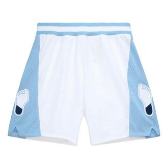 Mitchell & Ness x University Of North Carolina 1983 Shorts White Blue ASHR3534-UNC83PPPWHIT