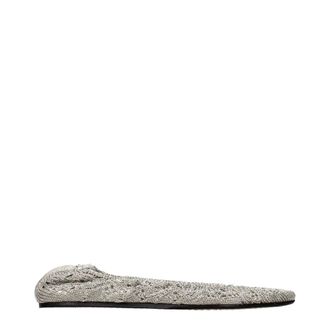 Isabel Marant Bailarina de Tela - Shoes - Mujer - Gris - 37 EU