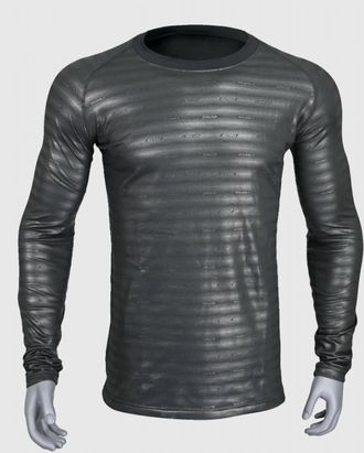 Seirus Mens Heatwave Winter Weight Base Layer Crew Top In Carbon