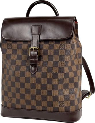 Louis Vuitton Brown Damier Canvas Backpack (Pre-Owned)