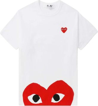 Comme Des Gar&ccedil;ons White Crew Neck T-Shirt