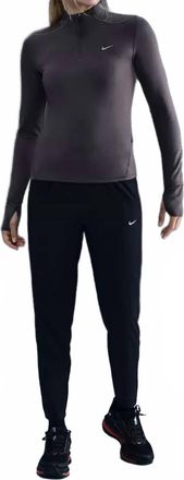 Nike Swift Therma-Fit Advance 1/4-Zip Running Top In Thunder Grey/dark Smoke Grey