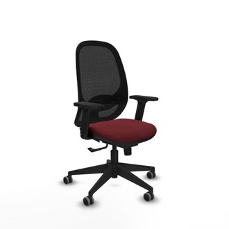 Piqueras y Crespo Silla De Oficina Piqueras Y Crespo Cilanco Negro Cuero Sint&eacute;tico