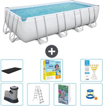 Bestway Piscina Bestway Power Steel Rectangular - 549x274x122 Cm - 8-piezas S529