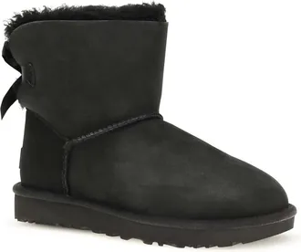 UGG Womens Mini Bailey Bow Ii Boots Black