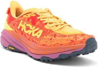 Hoka One One Speedgoat 6 Trail Running Shoe in Sherbet /Beet Root at Nordstrom Rack, Size 11.5