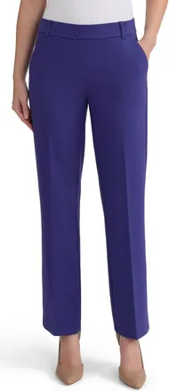 Kasper Faux Fly Pull-On Pants in Regal Plum at Nordstrom, Size X-Large