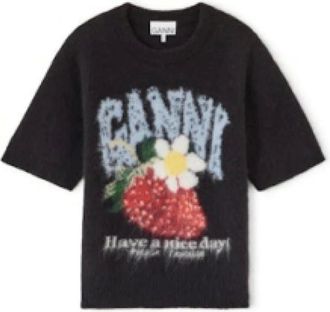 Ganni Mujer, Jerseys, Negro, Talla: L