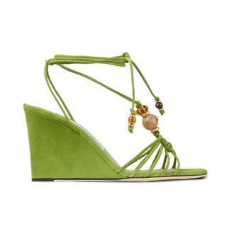 Jimmy Choo London Wedges, female, Green, Size: 10 US Lova Wedge 85