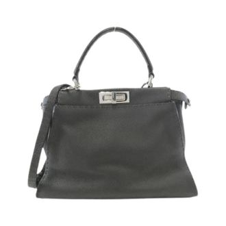 Fendi Pre-owned Handbags, female, Black, Size: ONE SIZE Pre-owned Vintage Handbag