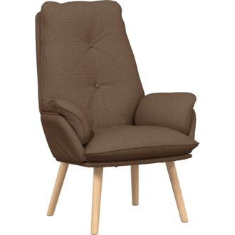 vidaXL Silla Relax Marr&oacute;n 69 X 74 X 93 Cm Tela Vidaxl