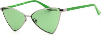 Guess GU8286 08N Shiny Gunmetal/Green