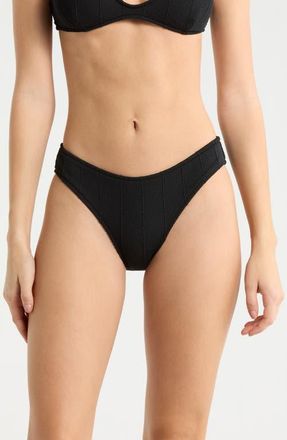 Rip Curl Vibe Surf Good Hipster Bikini Bottoms in Black at Nordstrom, Size Xx-Small