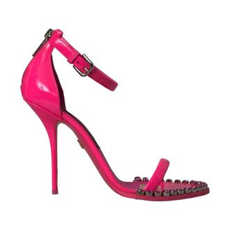 Dolce & Gabbana High Heel Sandals, female, Pink, 6 UK, Ankle Strap Heeled Sandals