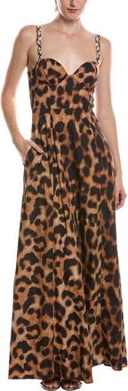 L'agence Sutton Strap Maxi Dress