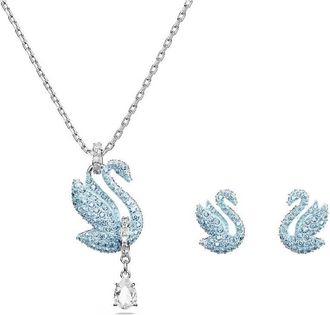 Swarovski Blue Iconic Swan Set