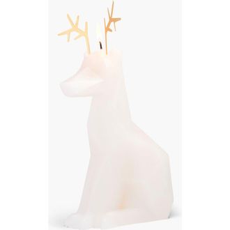 54 Celsius PyroPet Dyri Reindeer Candle in White at Nordstrom