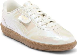 Puma Palermo Sneaker in Warm White/Puma Gold at Nordstrom, Size 6.5