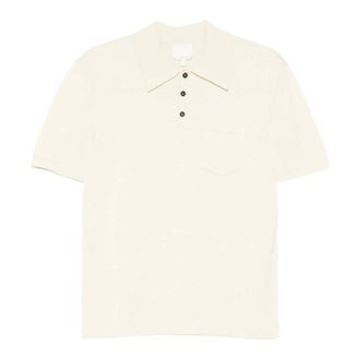 A.P.C. Polo Shirts, male, Beige, Size: M Colin Polo