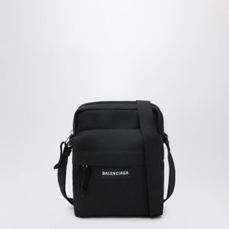 Balenciaga Explorer black nylon shoulder bag