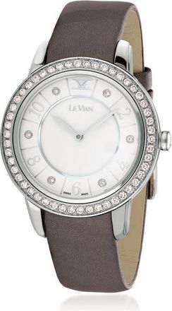 Le Vian Parry II Quartz Diamond White Dial Ladies Watch DS4884-2A-24-1