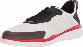Stacy Adams Mens Maxson Lace Up Sneaker In White Multi