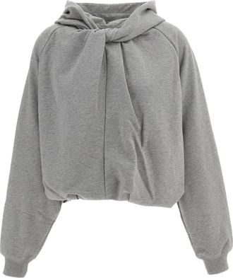 Dries Van Noten Hannett Hoodie - Dames - Hoodies - Grijs - S - Katoen - Hoodies & sweatvesten