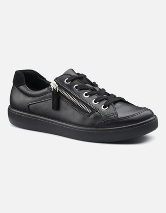 Hotter Womens Chase II Womens Wide Fit Trainers - Black - Size: 5.5