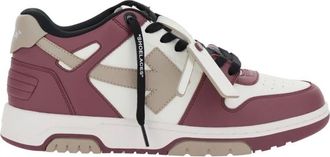 Off-white Schoenen, Heren, Veelkleurig, 44 EU, Leer, Out of Office Low Top Sneakers
