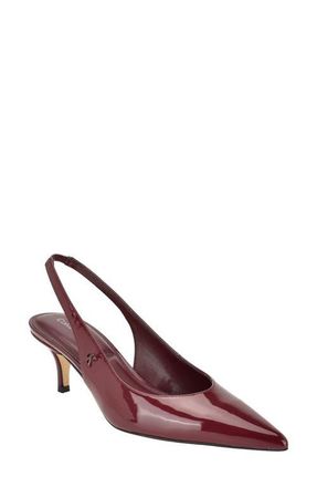 Calvin Klein Emersyn Pointed Toe Slingback Pump in Dark Red at Nordstrom, Size 7.5