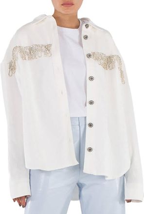 Rotate Crystal-Embellished Top