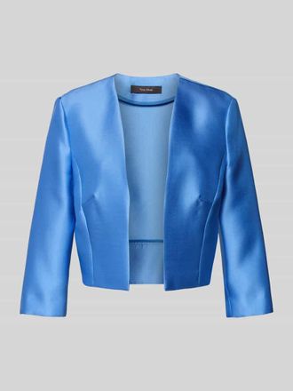 Vera Mont Bolero mit offener Front und 3/4-Arm in Hellblau, Gr&ouml;&szlig;e 34