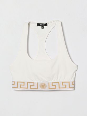 Versace Bralette Greca in cotone stretch