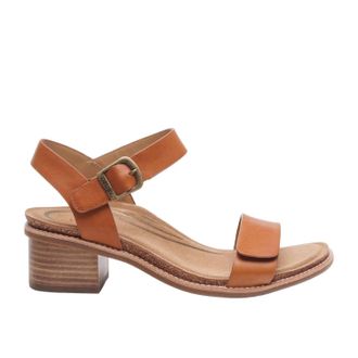 Aetrex Womens Mae A Sandal In Cognac